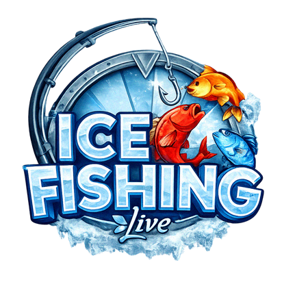 Ice Fishing ziemas makšķerēšanas tematiskais slots ar bonusa spēles kārtu